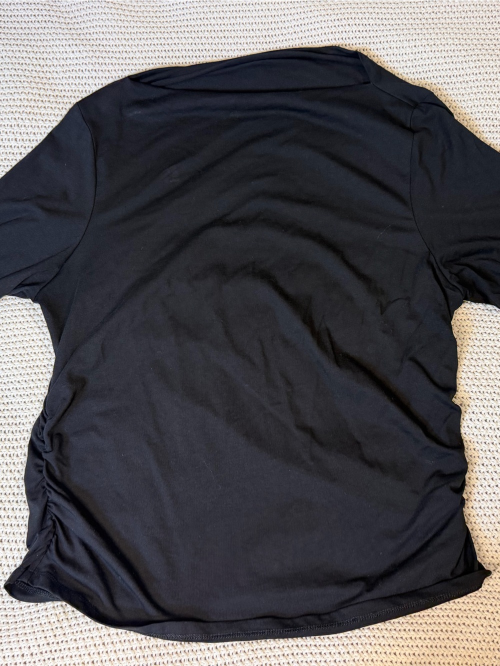 Old navy Black Women’s Long Sleeve Top - Classic Crew Neck